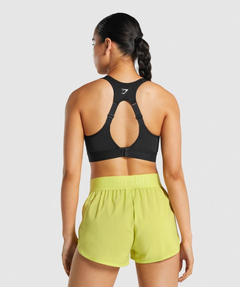 Women's Gymshark Open Back Sports Bra Black | NZ 9TAHRK